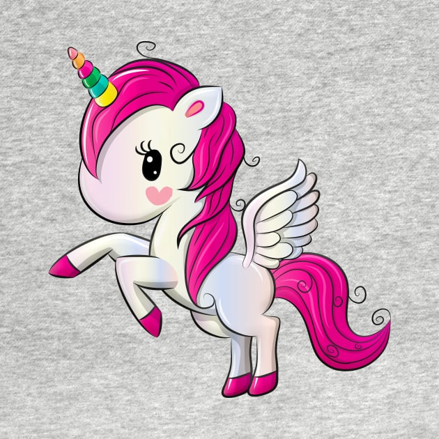 Little Pony Unicorn Lover T-shirt Gift Clothing by MIRgallery